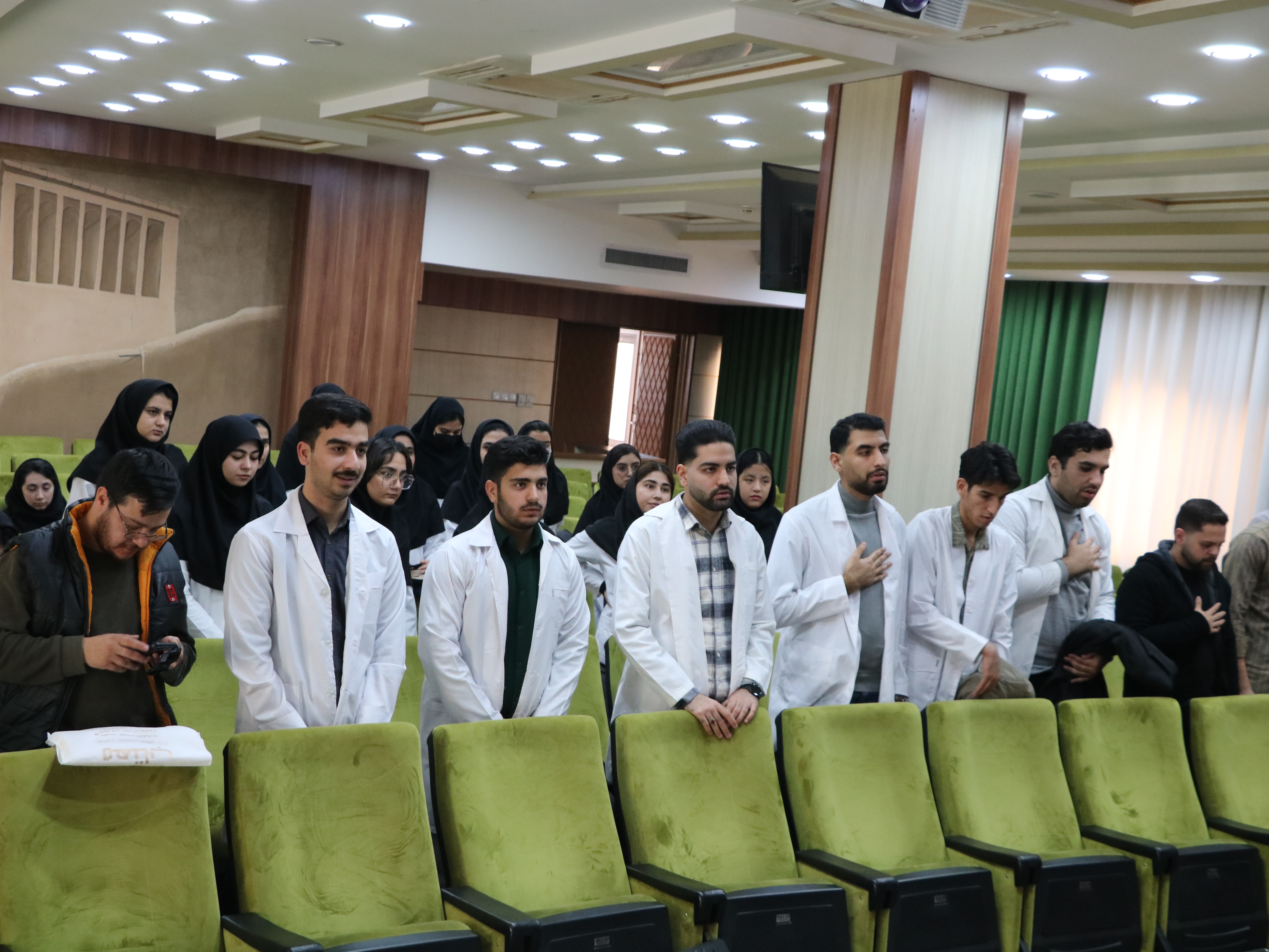 برنامه زماني حضور دانشجويان دانشكده پيراپزشكي در دانشگاه